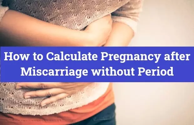 How to Calculate Pregnancy after Miscarriage without Period
