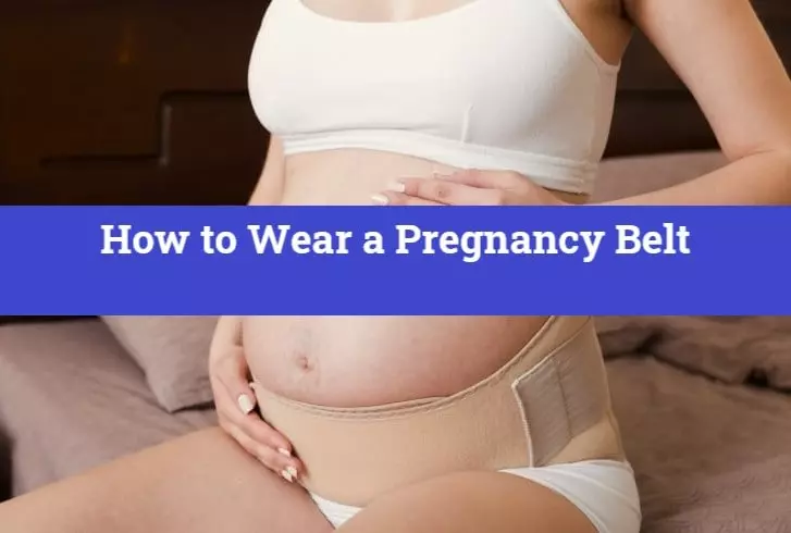 How to Wear a Pregnancy Belt